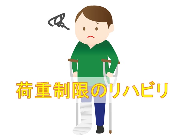 骨折後、荷重制限時のリハビリについて。歩行するまでにしておくべきこと！
